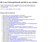 Tablet Screenshot of christoph-knoth.com